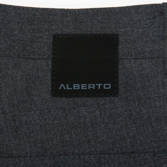 Alberto Dark Grey Tom Cermica Comfort Fit Pants - Picture 2 of 4